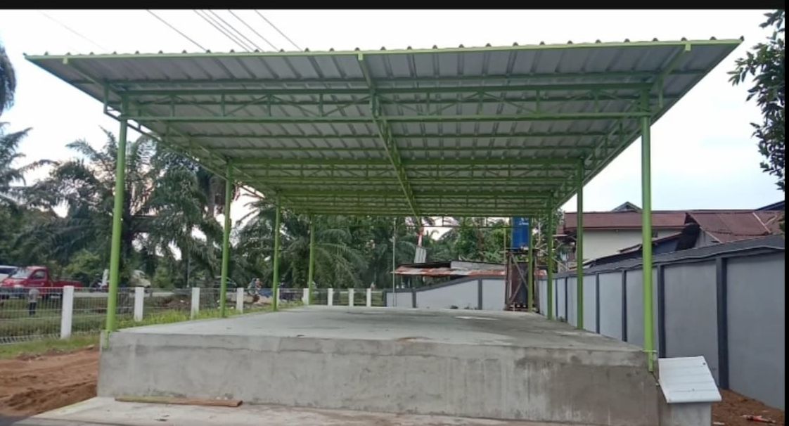 Kanopi dan Krangkeng Lpg spbu tanjung hulu - Dokumentasi Proyek